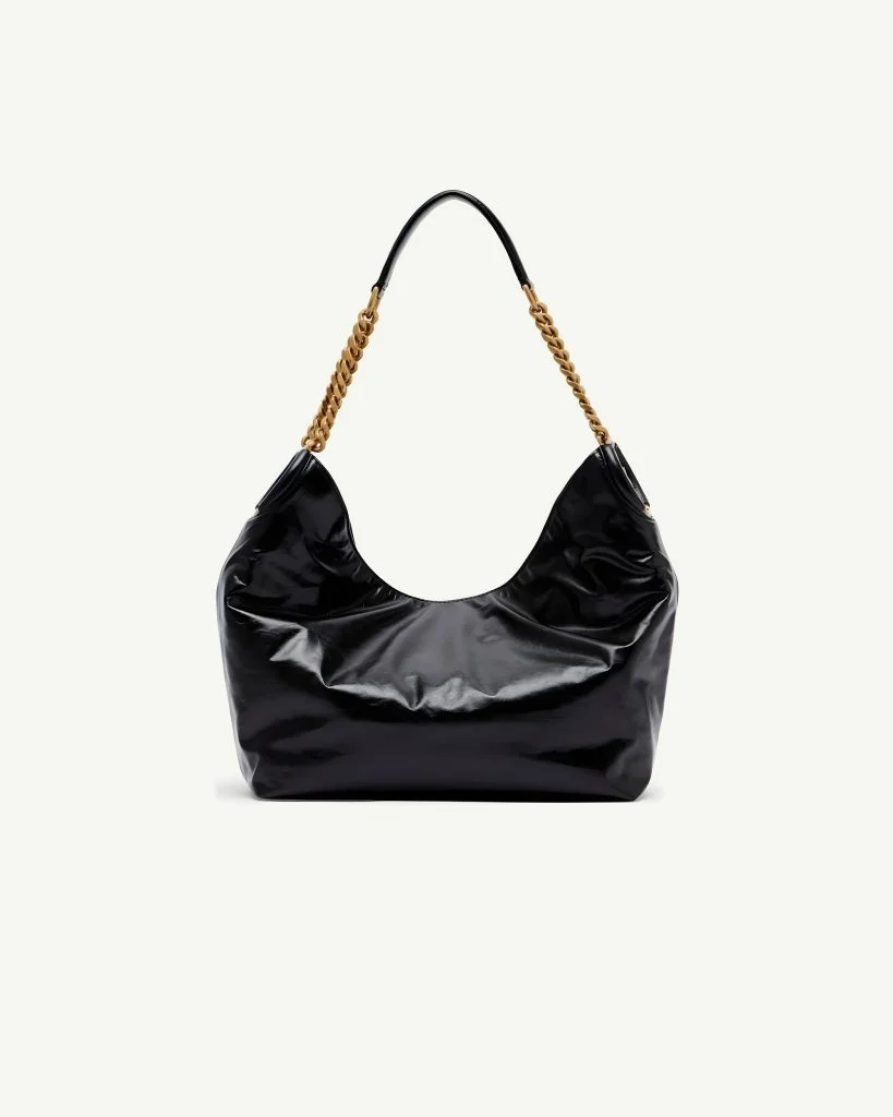Saint Laurent Hortense Small Shoulder Bag — Black