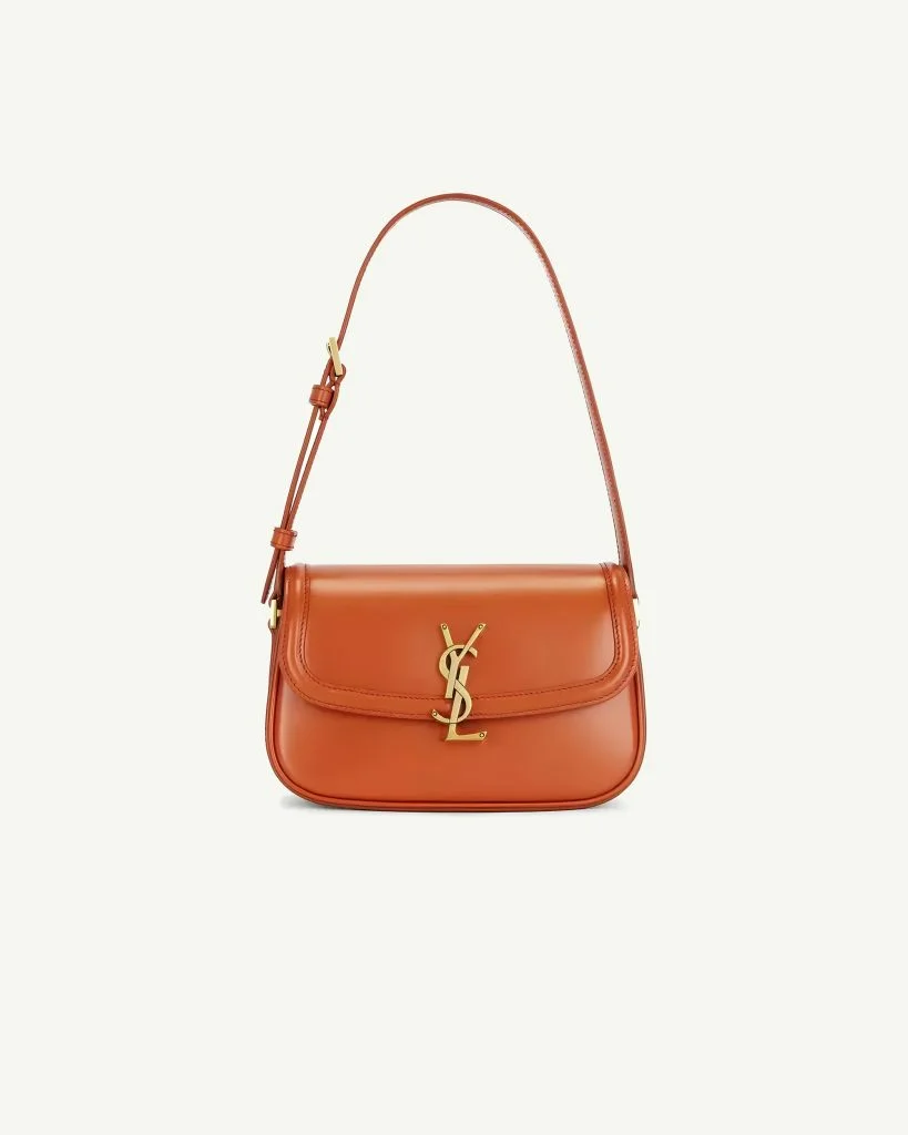 Saint Laurent Mini Solferino Bag — Dark Mandarin