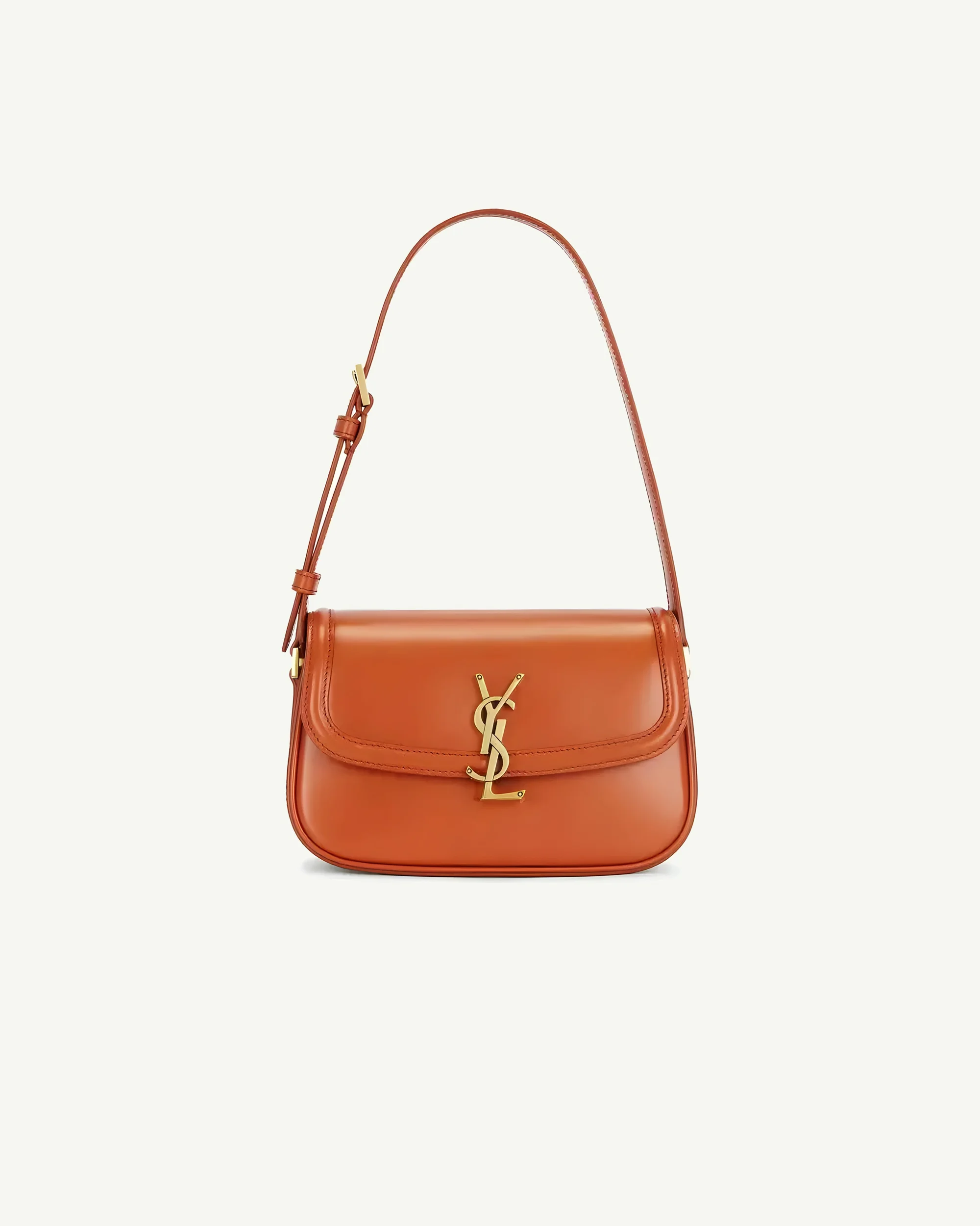 Saint Laurent Mini Solferino Bag — Dark Mandarin