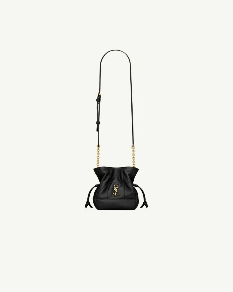 Saint Laurent Jamie Mini Shoulder Pouch — Black