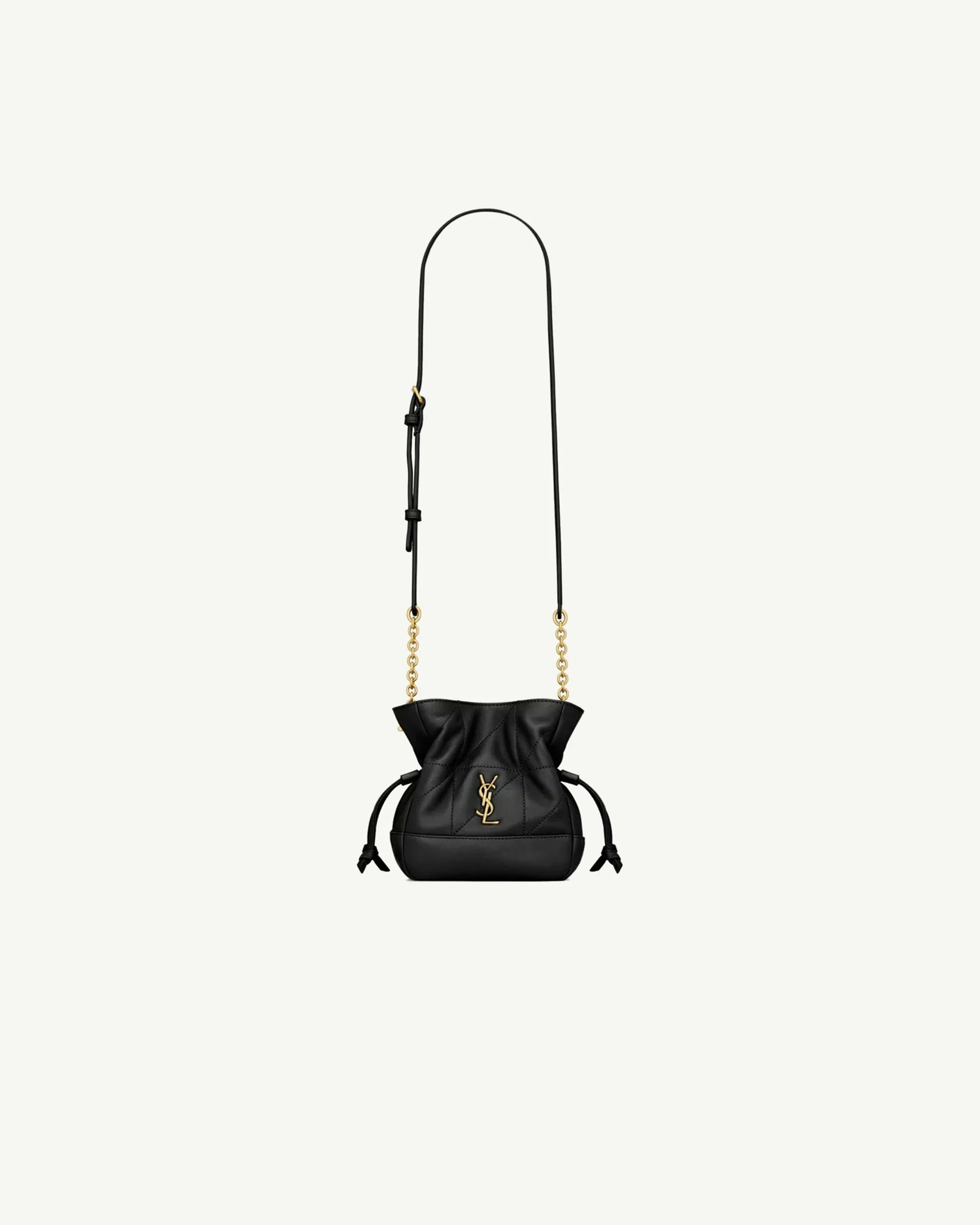 Saint Laurent Jamie Mini Shoulder Pouch — Black