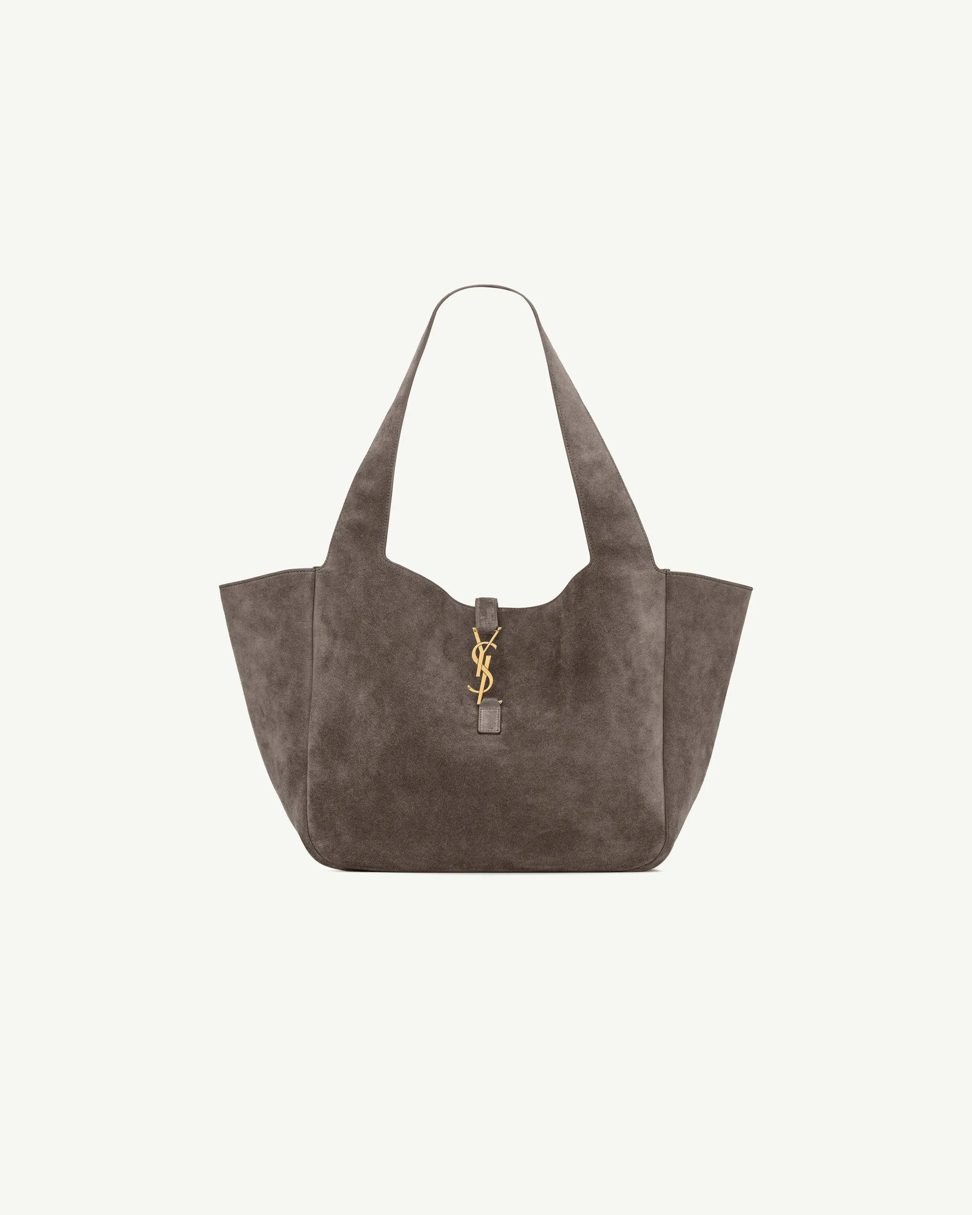 Saint Laurent Le 5 à 7 Bea in Suede — Urban Grey