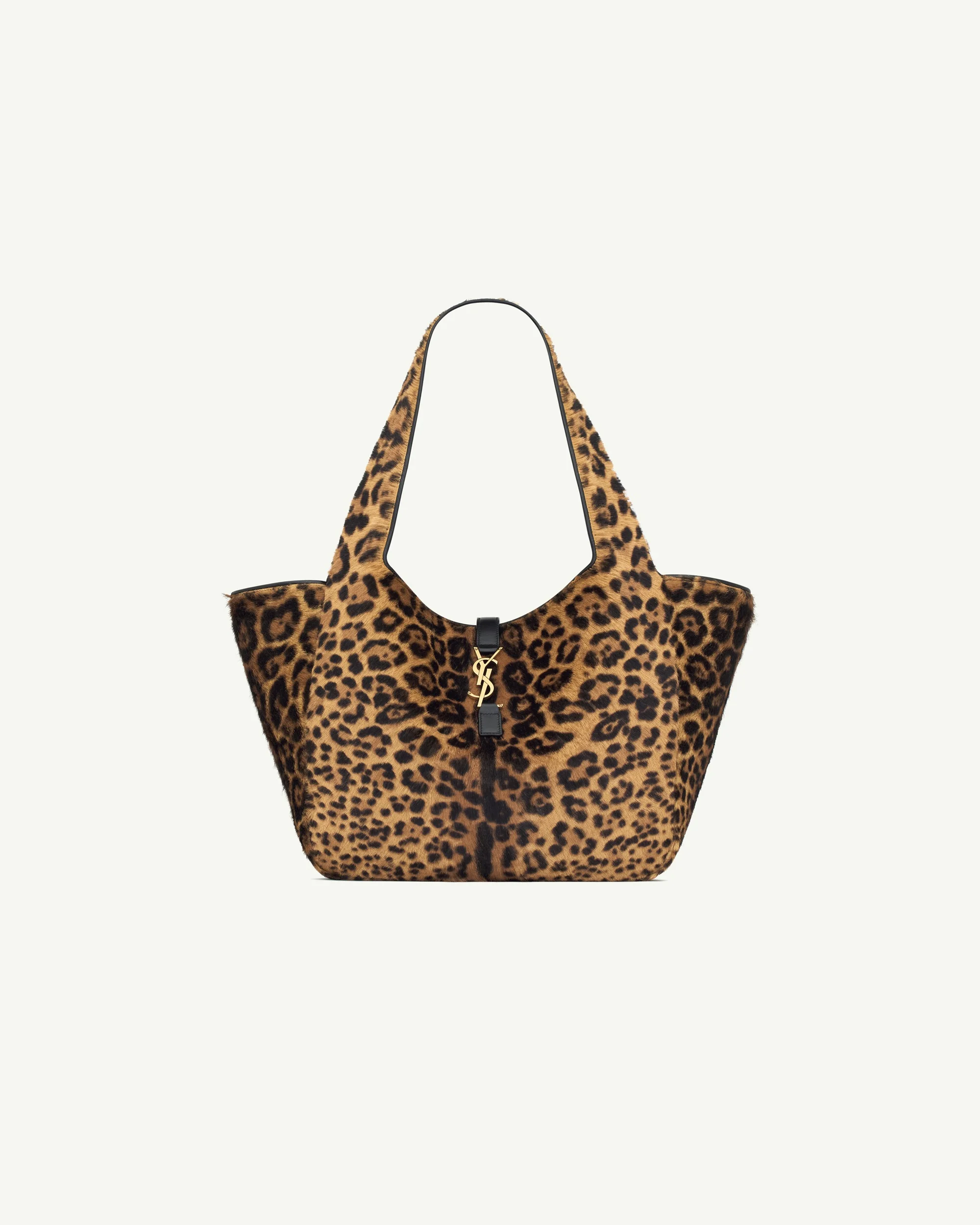 Saint Laurent Le 5 à 7 Bea in Pony Hair Leather — Leopard