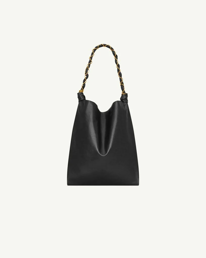 Saint Laurent Amalia Large — Smooth Leather, Black