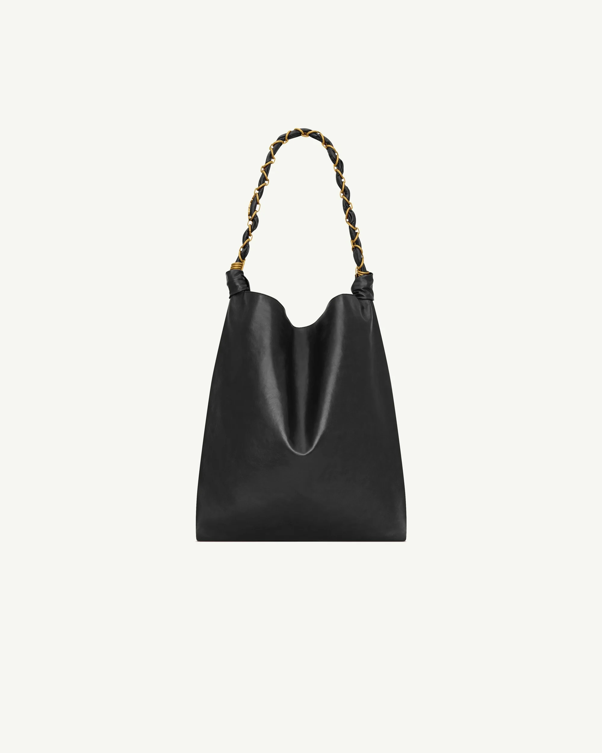Saint Laurent Amalia Large — Smooth Leather, Black