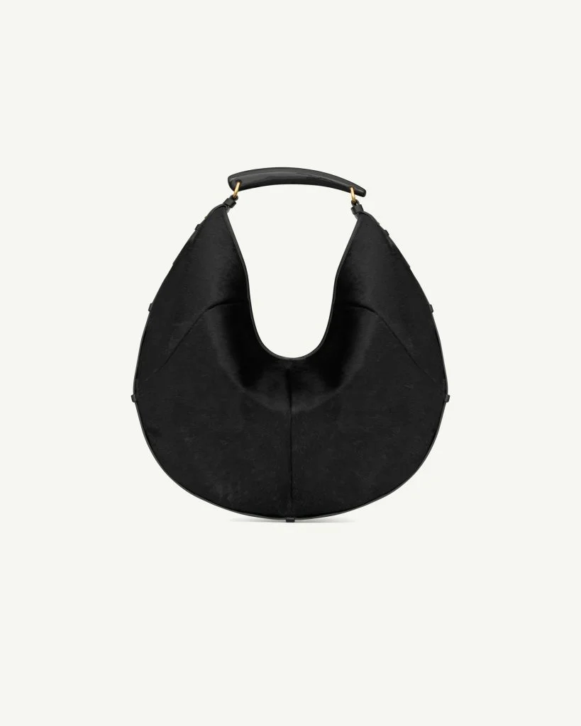 Saint Laurent Mombasa Large in Pony Hair Leather — Black