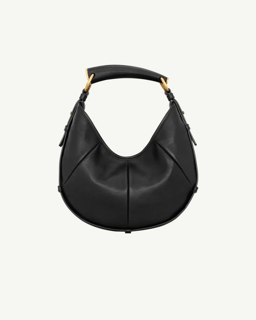 Saint Laurent Mombasa Small Hobo Bag — Black