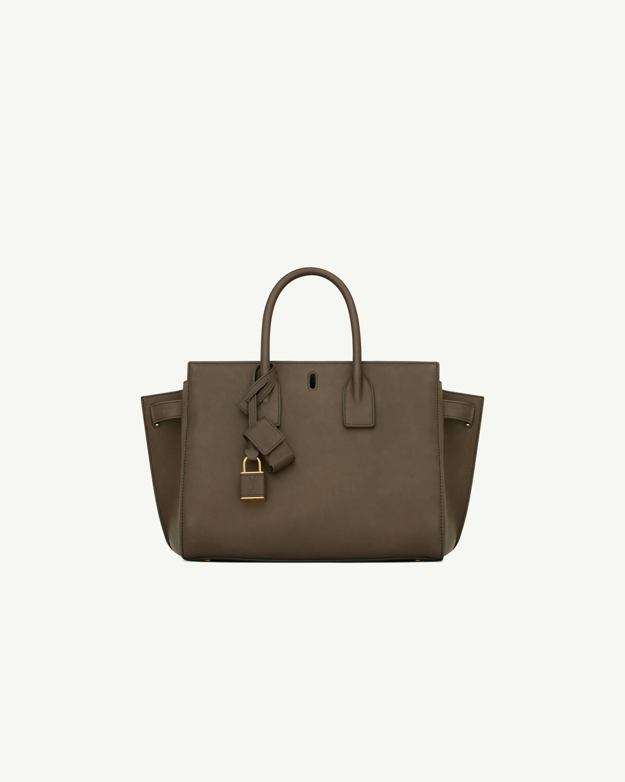 Saint Laurent Sac de Jour Small in Leather — Light Musk