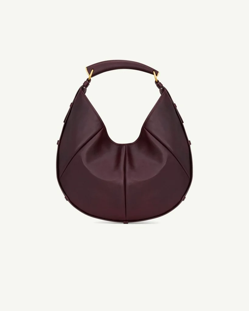 Saint Laurent Mombasa Medium in Leather — Rouge Cabernet