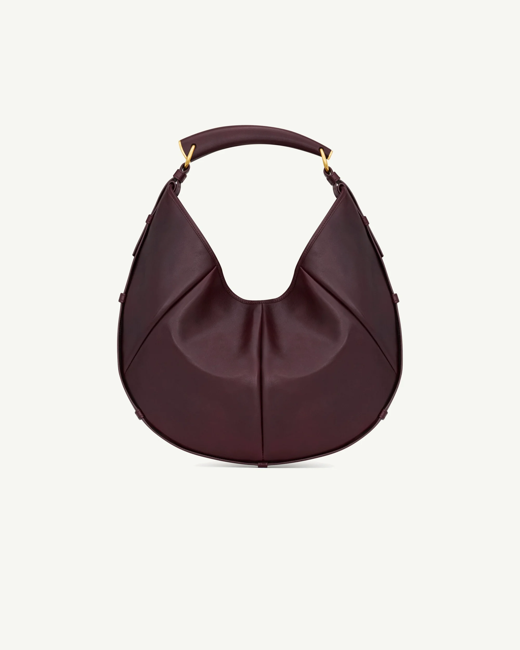 Saint Laurent Mombasa Medium in Leather — Rouge Cabernet