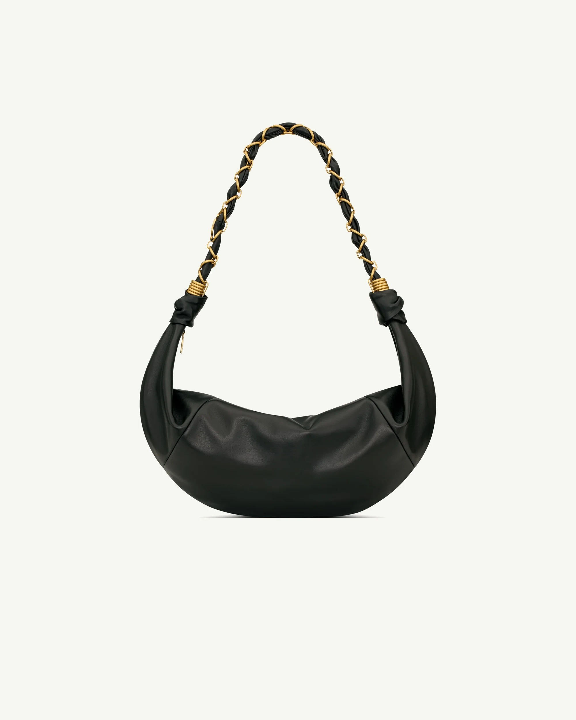 Saint Laurent Amalia Hobo in Lambskin — Black