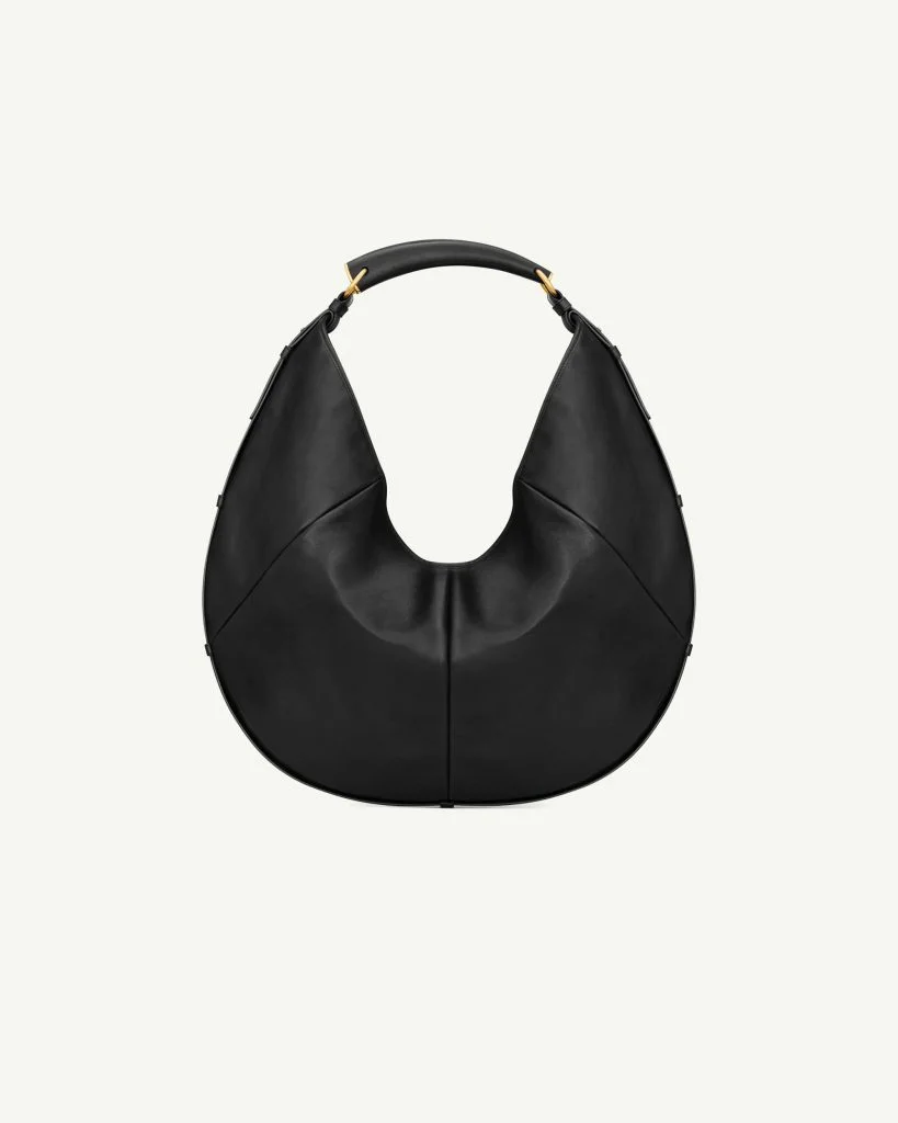 Saint Laurent Mombasa Large in Leather — Black
